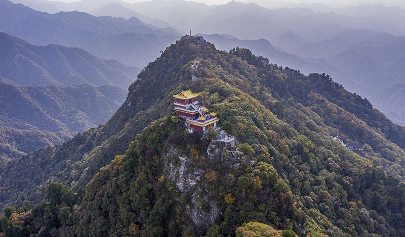 秦嶺南五臺。白浩攝