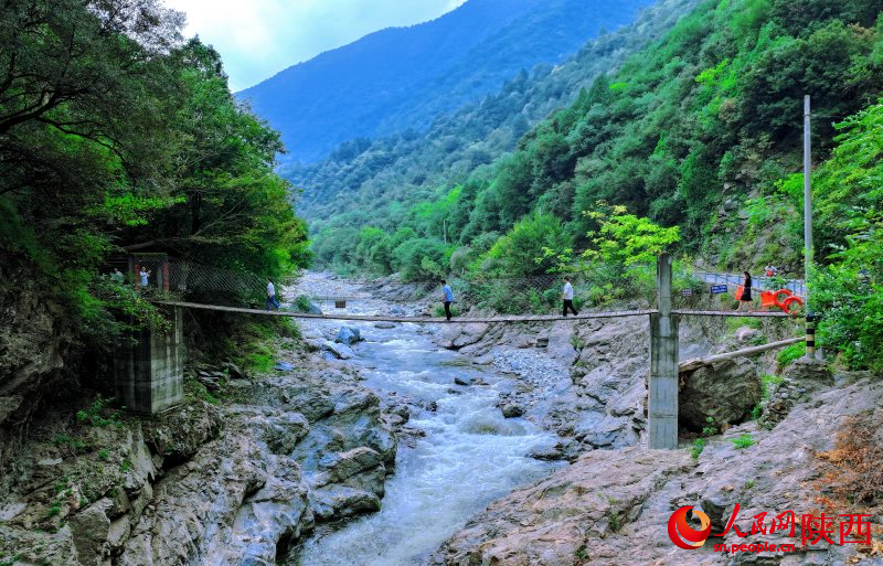 9月9日，采風(fēng)團(tuán)來到厚畛子生態(tài)實(shí)驗(yàn)林場。人民網(wǎng)記者 孫挺攝